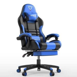 Blue & Black Gaming Chair – Comfort Meets Style