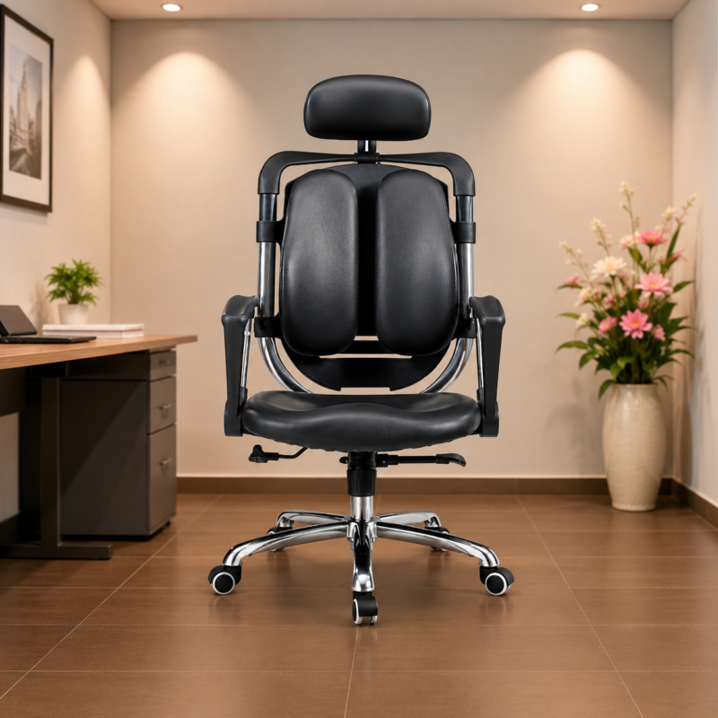 Lumber support Office Swivel Chair