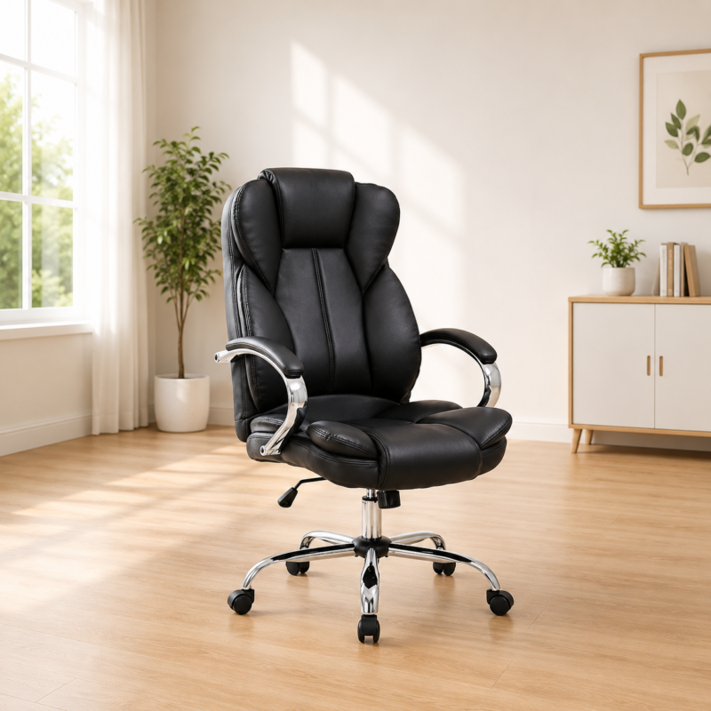 Executive Black leather Office Chair