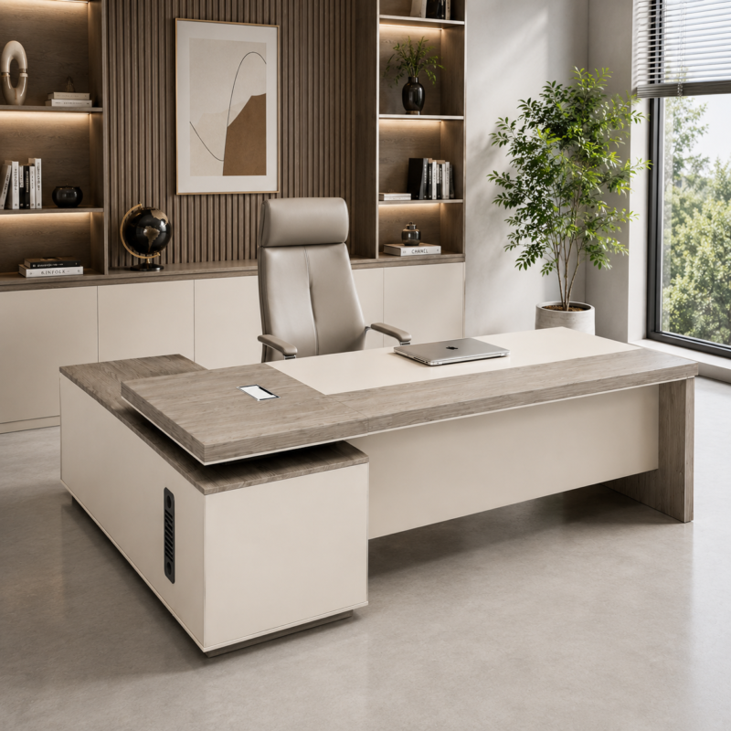 Executive Office Table Premium Workspace Solution