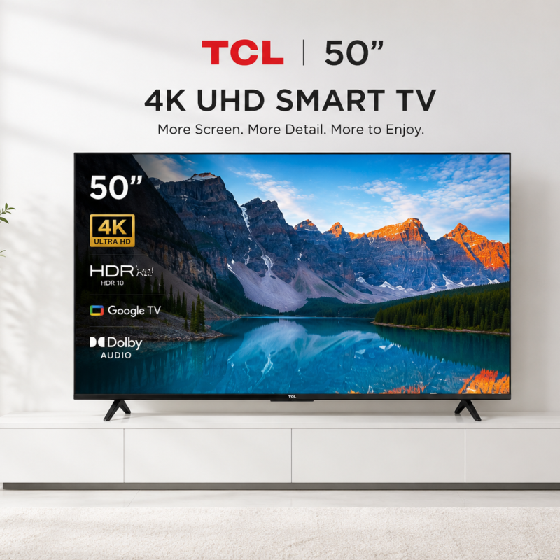 TCL 50-Inch 4K UHD Google Smart TV