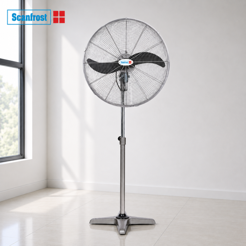 Scanfrost Industrial Standing Fan – Heavy Duty Cooling